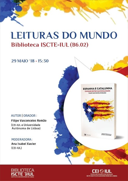 Cartaz Leituras do Mundo (maio 2018) - Espanha e Catalunha