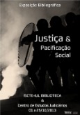 Cartaz da Exposição Bibliográfica (outubro 2013) – Justiça e Pacificação Social