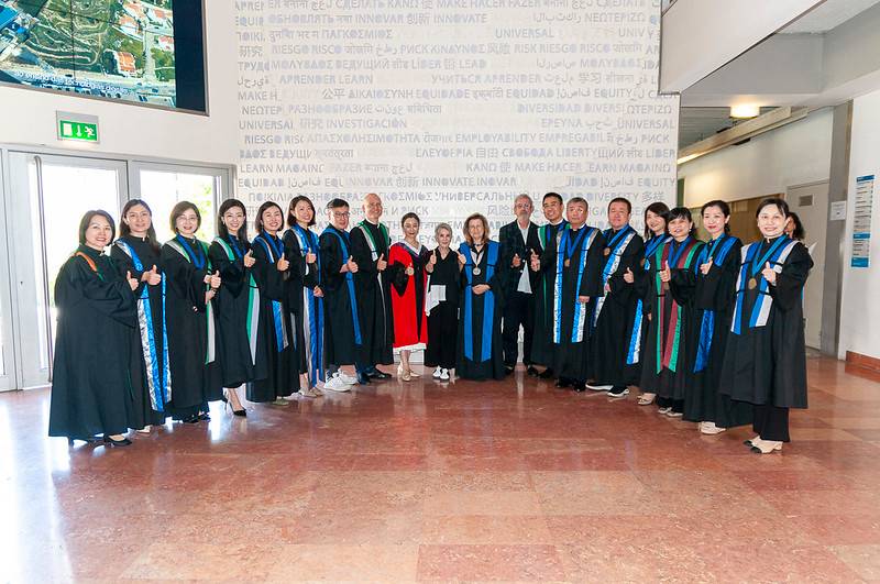 Cerimónia de graduação de novos doutorados da SMU pelo Iscte
