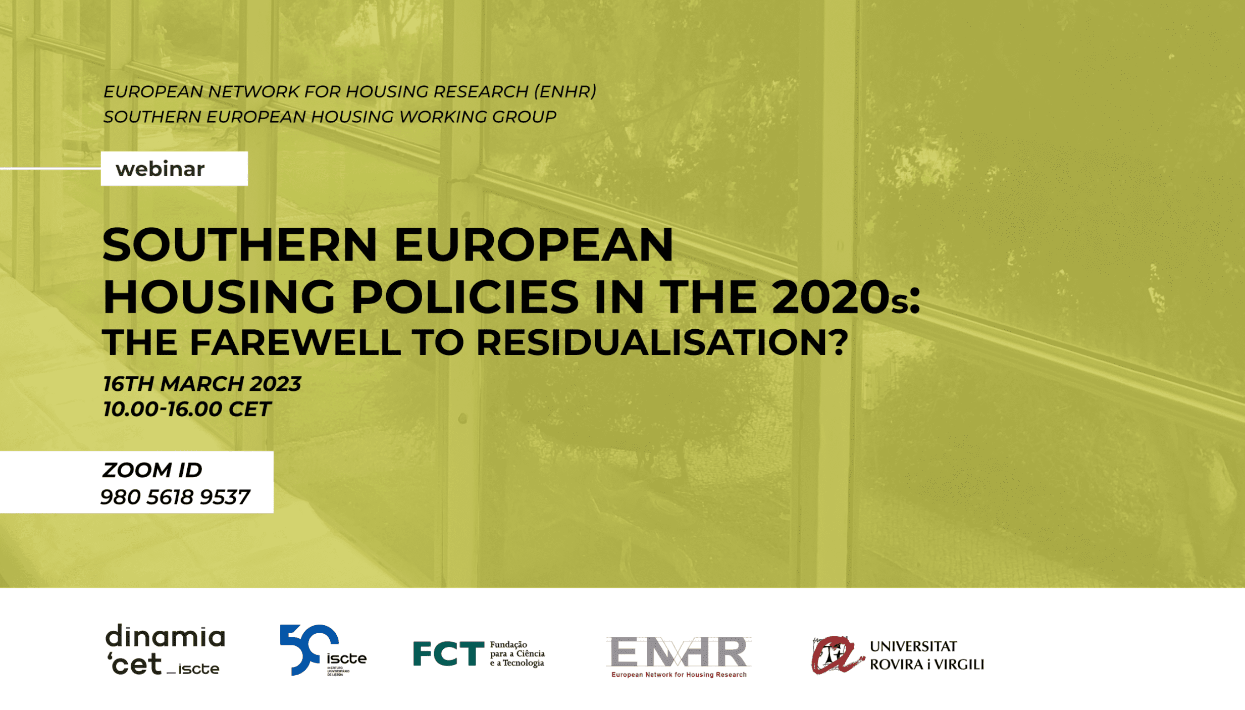 Southern European Housing Policies in the 2020s: the farewell to residualisation?