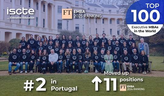 Executive MBA do Iscte Executive Education já é n.º 2 em Portugal