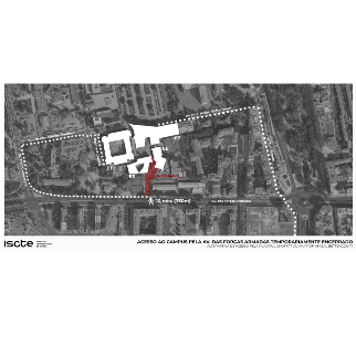 Encerrado o acesso ao campus a partir da Av. das Forças Armadas