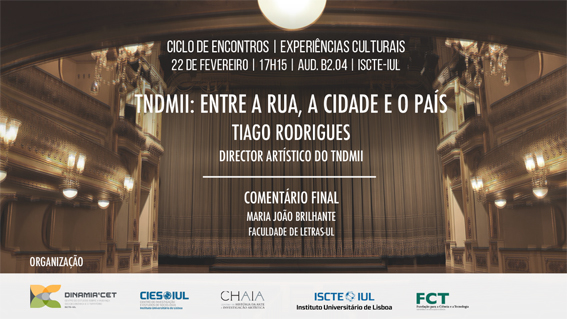 Ciclo de Conversas sobre Experiências Culturais