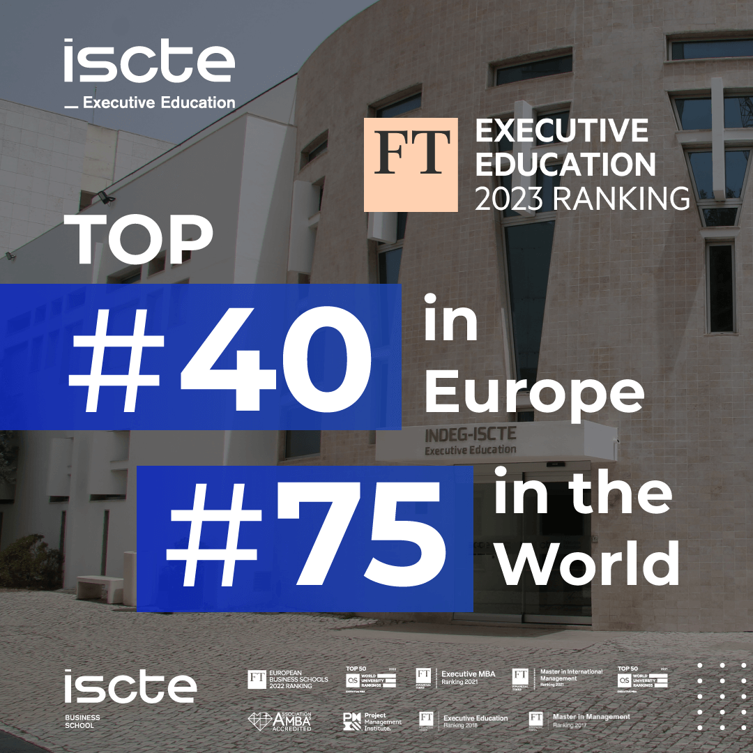 Formação de executivos do Iscte reconhecida pelo Financial Times