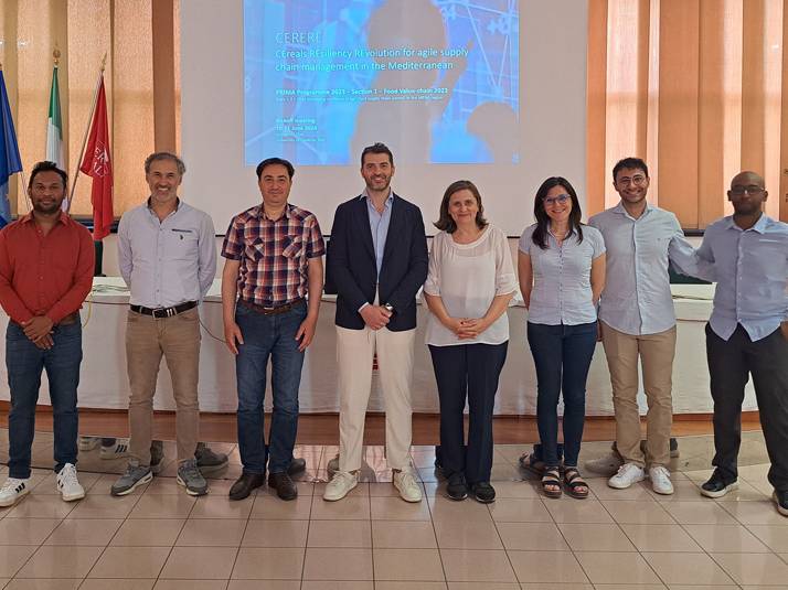 Reunião de arranque do projeto CERERE em Itália